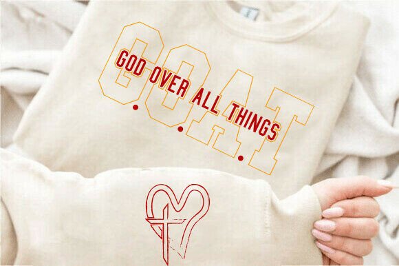 Christian Sleeve Shirt Svg, Faith Svg for T-Shirt Designs and Graphics