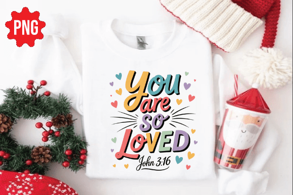 Christian Valentine Svg, Bible Verse Png for Graphics & T-Shirts