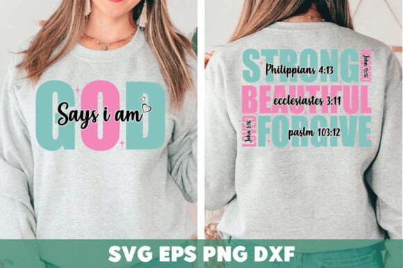 God Says I Am Png: A Versatile Graphic for Faith-Based Designs