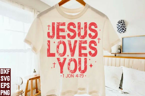 Jesus Loves You SVG: A Versatile Graphic for T-Shirt Designs