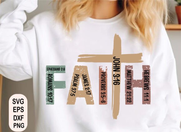 Review: Faith Cross Svg, Christian Png for T-Shirt Designs