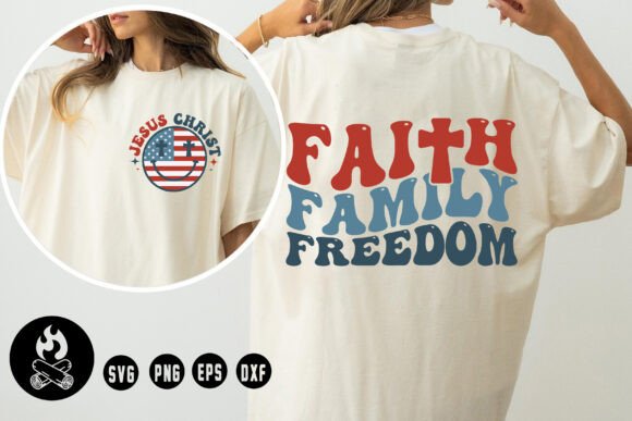 Review: Faith Family Freedom SVG for T-Shirt Designs