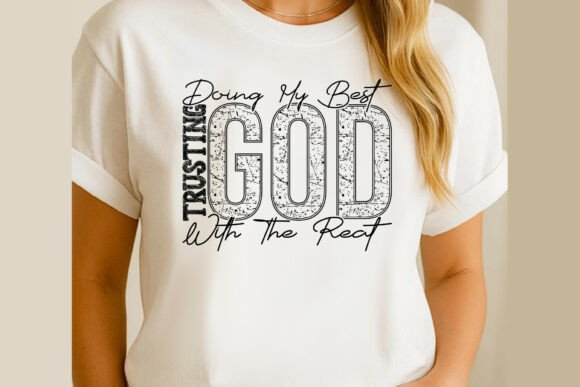 Trusting God SVG for Faithful Embroidery